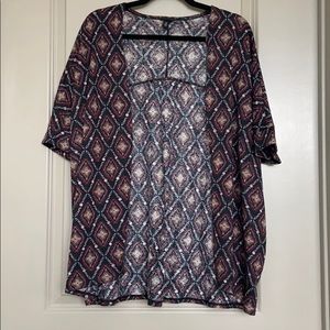 Torrid 0 Short Sleeved Kimono